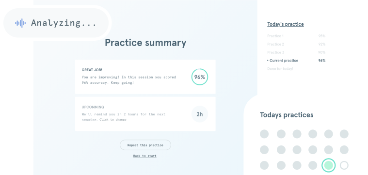 App practice summary demo
